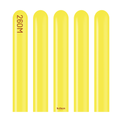 BALAO 260M STANDARD YELLOW  100 UNID