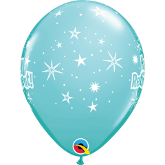 QX PARTY BALLOON PKG PRINT RETIREMENT STARBURSTS