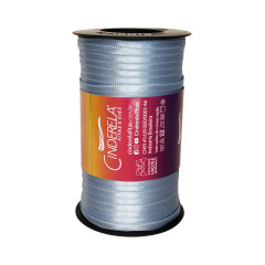 FITA DE CETIM DUPLA FACE 100M / 4MM - AZUL CLARO