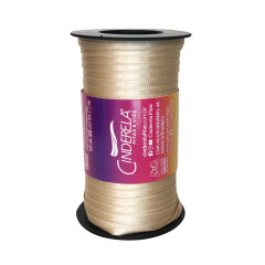 FITA DE CETIM DUPLA FACE 100M / 4MM - CHAMPAGNE